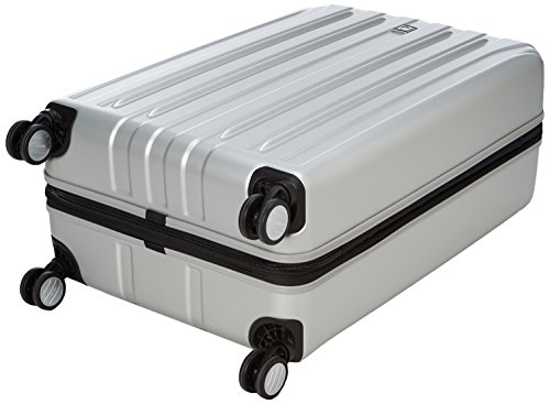 Image of DELSEY PARIS Titanium Hardside Expandable Luggage with Spinner Wheels, Silver, 2-Piece Set (21 /29)