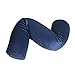 Comfort Memory Foam Neck Roll Pillow Lightweight Round Cervical Support Pillow for Spine and Neck Back Support 24X4 in.