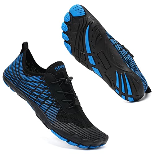 Mabove Chaussures de Aquatiques pour Hommes Femmes Chaussures de Nager Chaussures de Plage et d'eau(S6 Bleu,43 EU) thumbnail