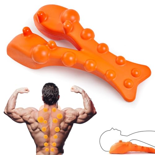 Ukisisi Therapoint - Triggerpunkt-massagegerät,relieflylab Trapezius Stretcher Reliefly Labor Hals,Trigger Point Massager,Rückenstrecker Align Nacken-Kissen, Nacken-und Schulterentspannung
