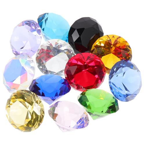 Centros de mesa con cristales transparentes para bodas románticas 2