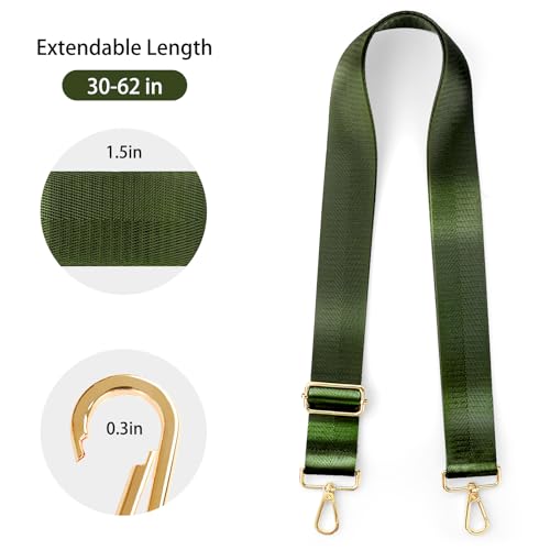 Image of Purse Straps Replacement Crossbody Straps for Purses,Wide Shoulder Strap for Bags Extender Guitar Straps for Handbags