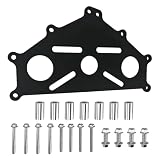 joytrace Engine Stand Adapter Plate Compatible with Chevy Small Block, Big Block, LS & LT Engines Fits LS1, SBC, BBC, Duramax 4.8L 5.3L 6.0L LS7 LQ4 LM7 L96 Motor Plate
