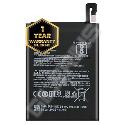 Image of Original BN45 Battery for Redmi Note 5 Pro Battery with 1 Year Warranty ***** (G333)