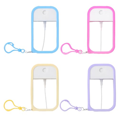 4pcs Hand Sanitiser Spray Bottle, Hydrating Hand Saniti-zer Spray Bottles,Cleanses Your Hands, Spray Bottles - Suitable for On-the-Go Hygiene, Travel, and Personal