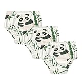 Little Boys Potty Training Pants Reusable Panda Cartoon bamboos Training Underpants Potty Underwear for Infant 3T
