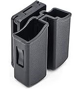 RioRand Magazine Pouch Double Magazine Holster Universal 9mm .40 Caliber Stack with 1.5-2 Inches ...