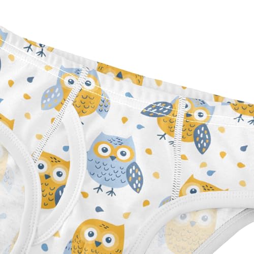 Cartoon Owls Boys' Underwear 100% Cotton Boys' Briefs Soft Toddler Underwear4