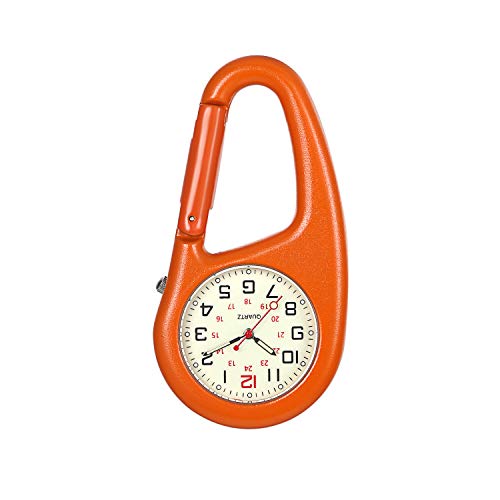 Reloj de bolsillo con luz nocturna y enganche de clip para uso diario