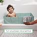 Ingenuity Tuckaway Toddler Folding Tub, Converts Shower to Tub, Folds to Store, Easy to Clean, No Assembly Required, Portable Baby Bathtub for Travel, 12M-5Y