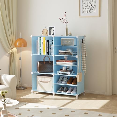 AWTATOS 6 Cube Closet Organizer Storage Shelves,Blue by AWTATOS - Used condition - Image 2