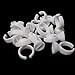 Baisidai 2 Slots 300PCS Disposable Plastic Nail Art Tattoo Glue Holder Eyelash Extension Rings Adhesive Pigment Holders Finger Hand Beauty Tools # 01