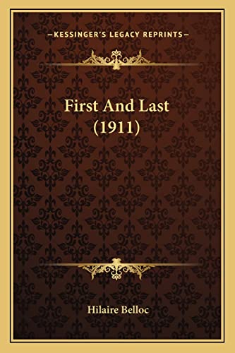 First And Last (1911)