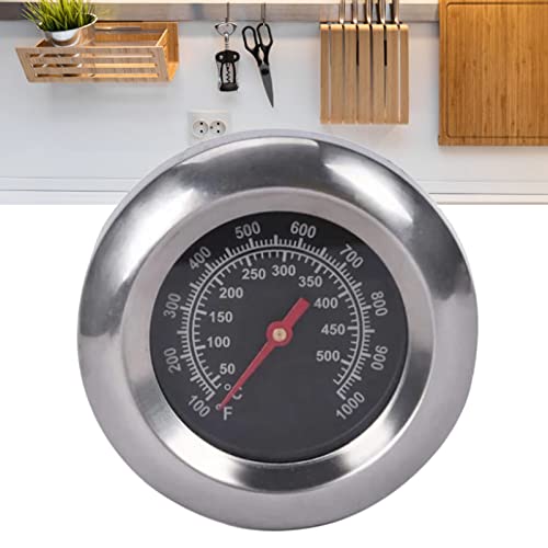 Grillthermometer, Hochpräziser Legierter Stahl, M10-Gewinde, Einfache Montage, Grillthermometer für Küche und Camping