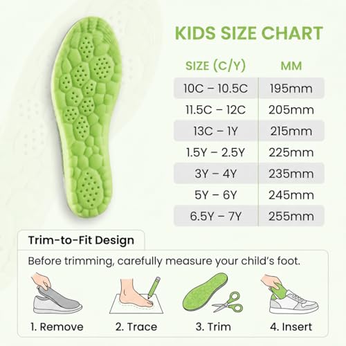 Plantillas 4D Cloud Footstr para niños US 5Y-6Y miniatura 6