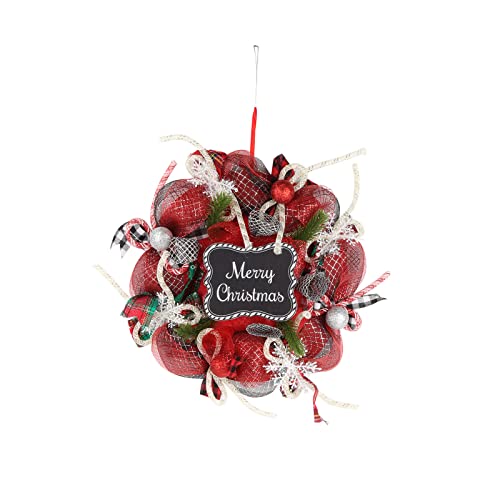 Couronne de Noël FLXHSA et guirlande d'automne aux papillons colorés