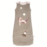 saco leña sodimac Lavado a máquina 30 °C Nattou 183819 Milo y Lena saco de dormir, 90-110 cm, de color rosa