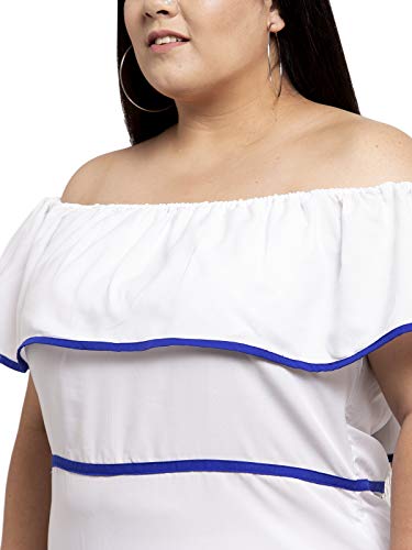 Image of Flambeur Women's Crepe A-Line Knee-Length Dress