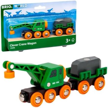 Brio Clever Crane Wagon Set - Kids, Multicolor