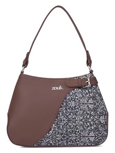 Image of ZOUK Ira Handbag | Stylish Women's Handbag | Luxury Shoulder Bag for Women | Trendy | Fancy Ladies Handbags | Small Purse for Events | Water-Resistant