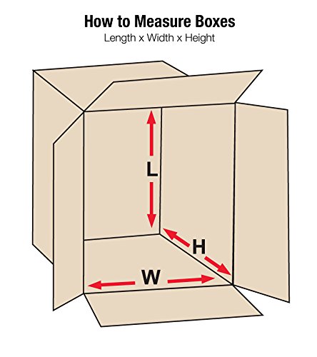 Image of BOX USA 12 x 9 x 8 Corrugated Cardboard Boxes, Small 12 inchL x 9 inchW x 8 inchH, Pack of 25 | Shipping, Packaging, Moving, Storage Box for Home or Business, Strong Wholesale Bulk Boxes