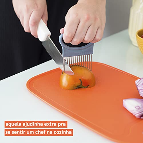 Garfo para Cortar Alimentos - Oikos
