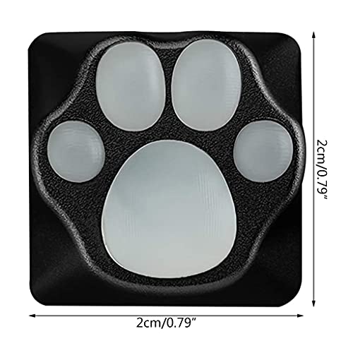 Keycap Cat Claw en silicone souple et rétroéclairé pour clavier Cherry MX - 4