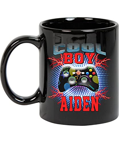 Maynard Ruiz Coffee Mug Personalized Name Customized Mug with Name Cool Boy Aiden Game 11oz Black Mug 454793 -  Printverse