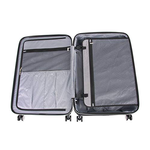 Image of Kenneth Cole REACTION Diamond Tower Collection Lightweight Hardside Expandable 8-Wheel Spinner Travel Luggage, Rose Champagne, 3-Piece Set (20 inch, 24 inch, & 28 inch)