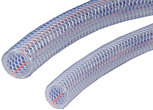 Kuriyama K3150-06X300 Kuri Tec PVC Clear Braided Spray Hose 300' L x 3/8" ID (Pack of 2)