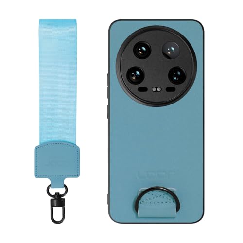 LOOF STRAP-SHELL �{�v ���U�[ �X�g���b�v�t�� �X�}�z�P�[�X for Xiaomi 14 Ultra �p �P�[�X �J�o�[ �X�}�z�V�����_�[ �X�g���b�v �X�g���b�v�z�[�� �V���v�� �����h�~ �ϏՌ� ���^ �y�� �n���h�X�g���b�v [�V���[�g/