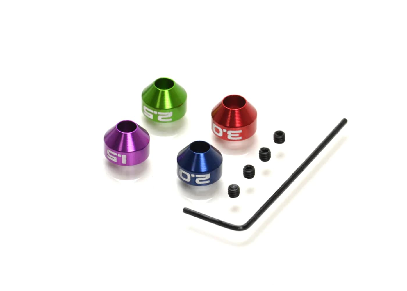 EXOTEK Racing 1860 Exotek Hudy / Protek Metrric Hex ID Collar Set