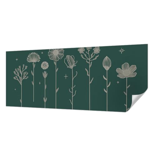Papier peint fleurs subtiles résistant aux taches pose rapide - 2