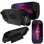 CONAPIKA Silicone Protective Case for Lenovo Legion Go 2 Gaming Console, Soft Flexible Lightweight TPU Shock-Absorption Anti-Scratch Non-Slip Rugged Bumper Game Console Cover, Black