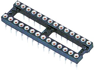 Mill Max Dip Socket, 28 Position, Through Hole - 110-99-628-41-001000