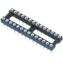 Mill Max Dip Socket, 28 Position, Through Hole - 110-99-628-41-001000