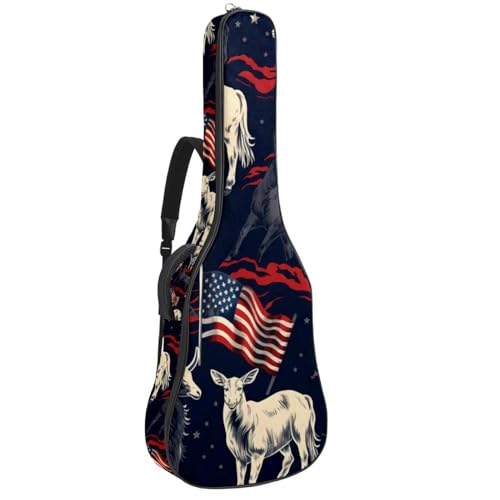 Sac de guitare étanche pour guitare folk de 42 pouces, idéal pour les trajets et voyages
