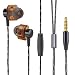Darkiron S1 Noise Cancelling In-ear Headphones with In-line Mic - Black