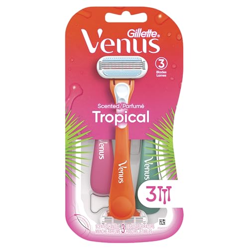 Gillette Venus Tropical Women's Disposable Razor, 3 Count (Pack of 2) - image 7