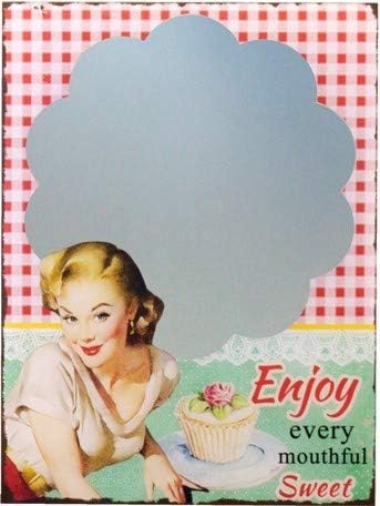 Amazon Co Jp ガラス ウォールミラー スイート 1404 壁掛けミラー パブミラー 鏡 ピンナップガール オールドアメリカン レトロ 広告デザイン ウォールデコレーション ダイナー 西海岸風 インテリア アメリカン雑貨 ホーム キッチン