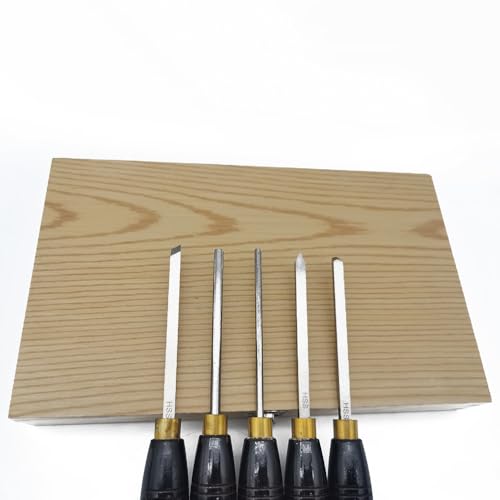 Set de 5 cinceles para torno de madera MKPARTY miniatura 5