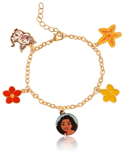 Moana Bracelet for Women with 5 Charms 6.5