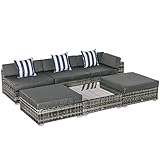 meuble salon mobilier de france DESIGN : Cet ensemble salon de jardin en résine tressée allie élégance et confort pour faire de votre extérieur un lieu de détente et de convivialité et ainsi profiter de belles journées avec vos convives. Le design modulaire pratique vous permet d'assembler les éléments selon vos souhaits