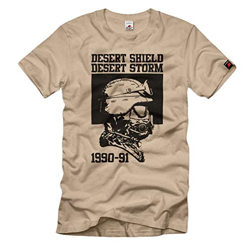 T-shirt militaire Desert Shield, cadeau idéal pour ancien combattant