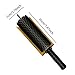 Colaxi Ski Brush with Axle Handle and Cover Kit Ski Waxing Brush Lightweight Roller Brush Professional Easy to Handle Ski Wax Brush, Horsehair
