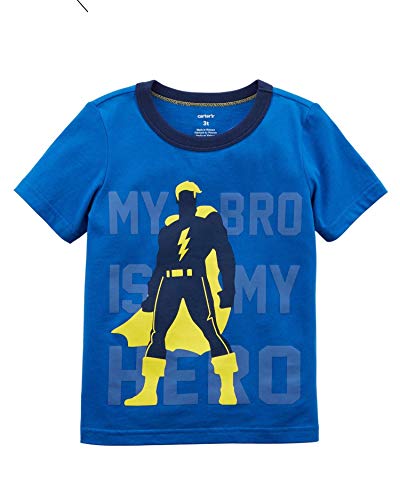 T-shirt bébé garçon Bro is My Hero pour célébrer l'amour fraternel