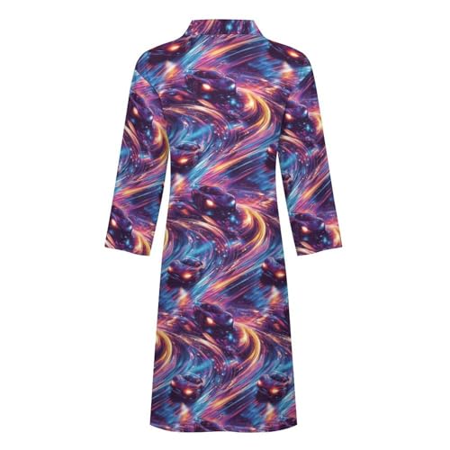 Kimono léger homme imprimé fluo pour peignoir de bain - 5