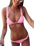 trajes de baño natacion mujer chile SWEET FLOUNCE: Bikini con diseño de Sweet Flounce Strap, se ve bonito y a la moda. Imprescindible para que las mujeres disfruten del sol en el caluroso verano.