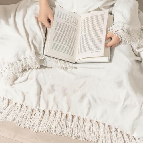 Image of Soft Throw Blanket | Used Both Indoor and Outdoor | Blanket for Living Room | Bedroom | Hall | Kids Room | Sofa and Bed or Chair Throw (Solid)