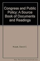 Congress and Public Policy: A Source Book of Documents and Readings 0881335185 Book Cover